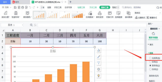 wps图表怎么去除边框(2)