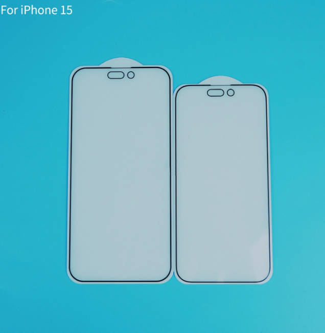 苹果 iPhone 15 系列钢化膜照片曝光