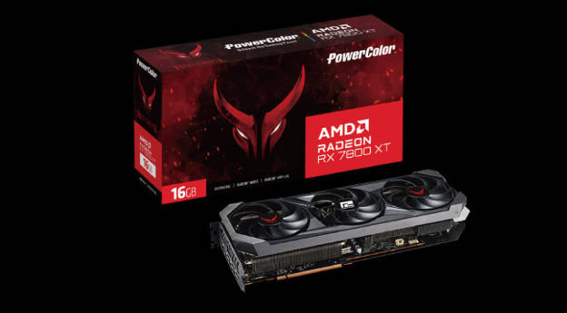撼讯发布 RX 7800 XT / 7700 XT 显卡，可选高端红魔限量版