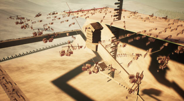 金字塔建造模拟游戏《埃及边境》上线 Steam：可战略决策部署，也能实际体验搬石头(1)