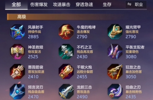 《曙光英雄》装备图鉴一览 装备图鉴分享(2)