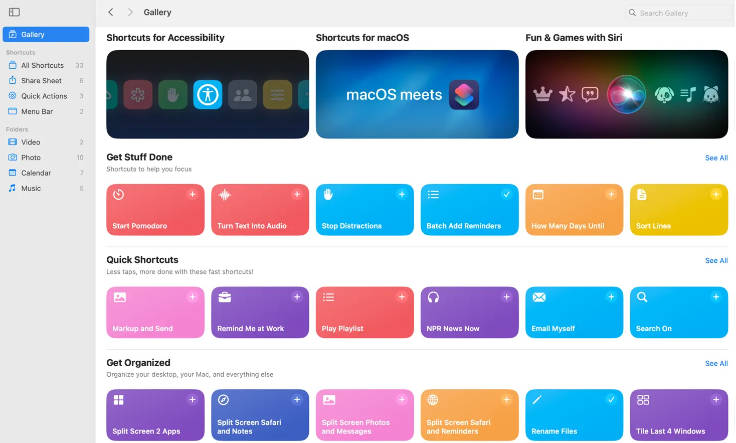 提高 Mac 使用效率,苹果放出快捷指令专题介绍页面(1)