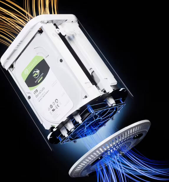 天钡推出新款 R1 迷你主机:N100 处理器 / 支持双 3.5 英寸硬盘,919 元(1)