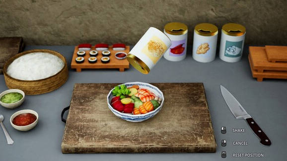 《料理模拟器》新DLC“寿司”上架Steam 追加大量菜谱(2)
