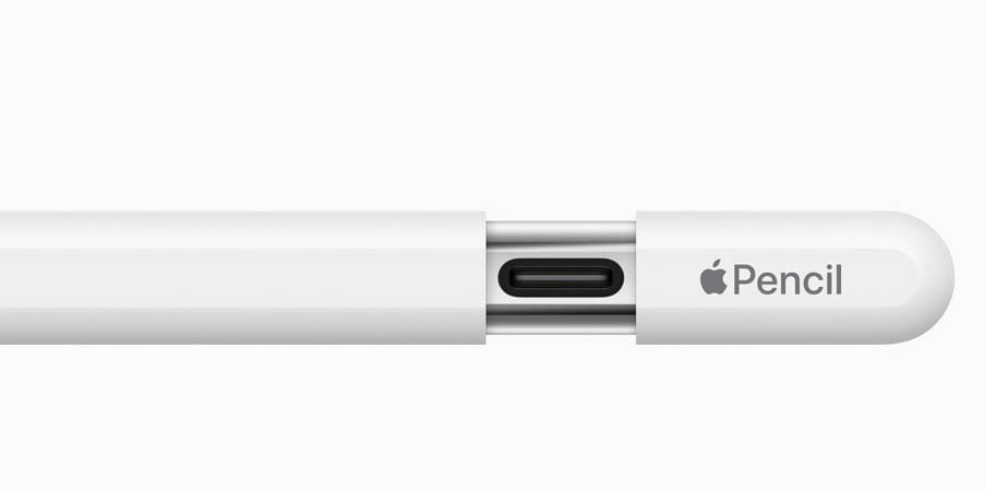 采用 USB-C 接口充电,新款苹果 Apple Pencil 上手视频曝光