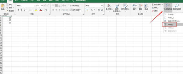 在excel中如何运用筛选功能筛选数据