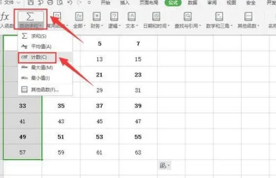 Excel表格怎么计数(2)