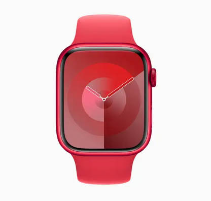 苹果推出（RED）版红色 Apple Watch Series 9 手表，以纪念世界艾滋病日(2)