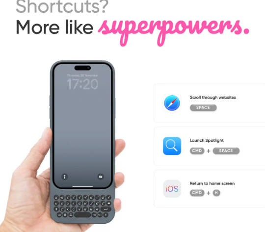 苹果 iPhone“变身”黑莓手机，Clicks 推出 QWERTY 小键盘配件(2)