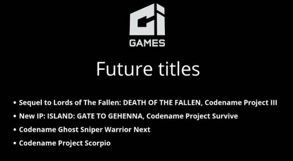 《堕落之主》发行商CI Games后续新作详情曝光(1)
