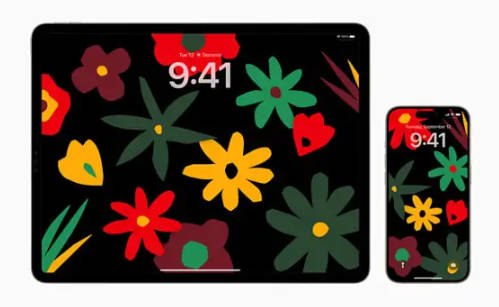 苹果上线全新主题“团结之花”:包括 Apple Watch 表带 / 表盘及 iOS 壁纸