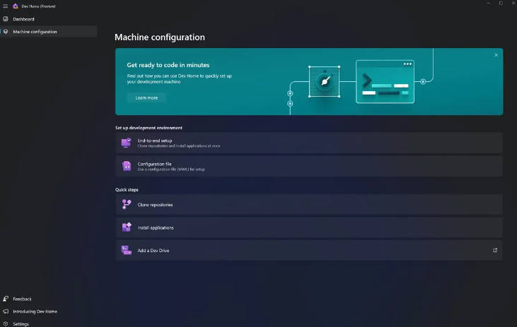 微软发布 0.9 预览版 Dev Home 应用，新增支持 Win10 系统(1)