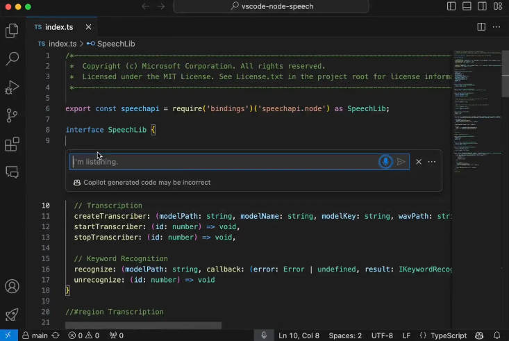 微软 VS Code 更新 1.86 版本：支持独立调整窗口缩放级别、语音唤醒 AI 等(1)
