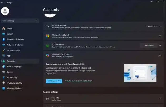 20 美元 / 月，微软 Win11 设置应用中加入 Copilot Pro 广告(1)