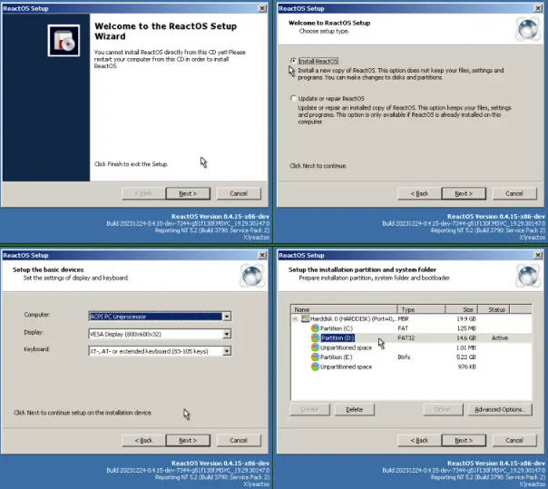 开源“Windows”ReactOS 更新：图形界面安装程序更易用(1)