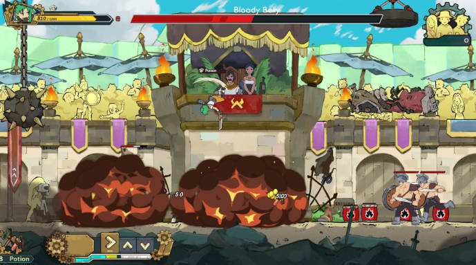 手绘风横版冒险游戏《StellaGale》现已在Steam推出试玩Demo(2)