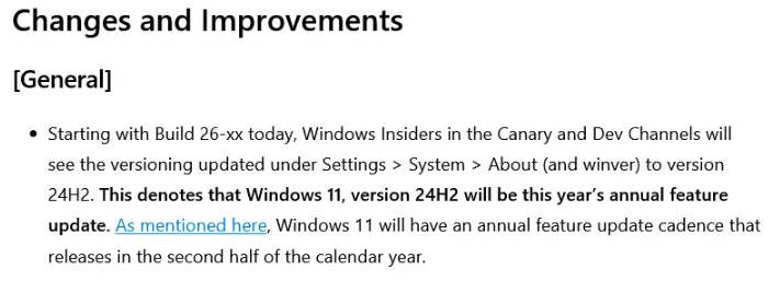 非“Windows 12”,微软明确今年更新叫“Windows 11 Version 24H2”(1)