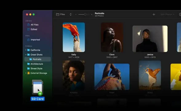 macOS 修图工具 Photomator 3.3 引入文件管理器，支持非破坏性编辑(1)