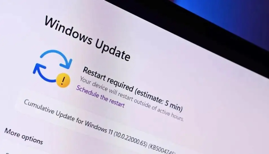 微软测试新方案：Win11 未来安装每月更新无需重启设备