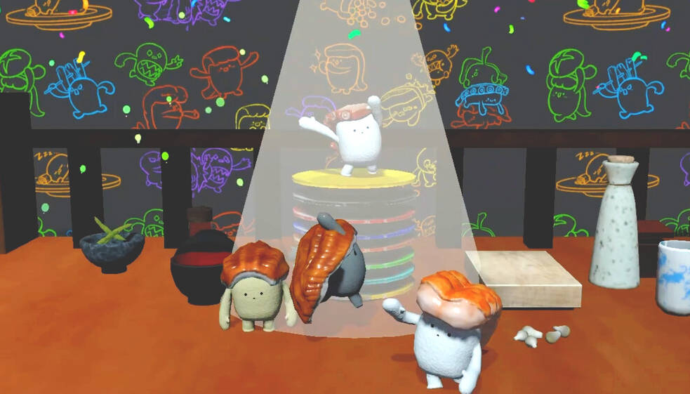 四人大逃杀派对游戏《寿司大作战》登录Steam平台(2)