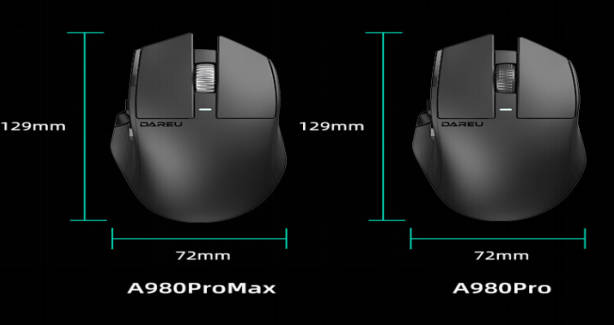 达尔优星闪鼠标 A980Pro Max 上架 售价在299元起