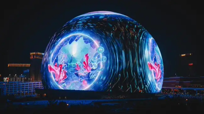 拉斯维加斯 Sphere 球形场馆存储揭秘：4PB 超高速闪存可实现 400GB/s数据吞吐量