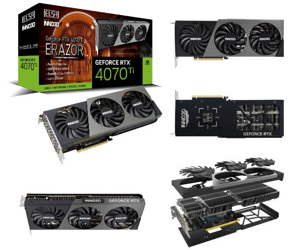 艾尔莎 ELSA 推出新款 RTX 4070 Ti / 4060 Ti 显卡:双槽厚度、与映众合作开发