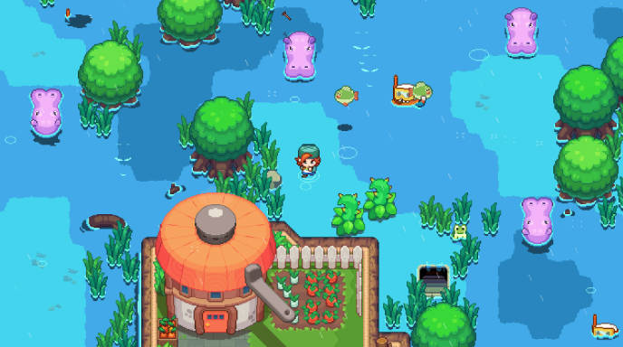像素风动作角色扮演游戏《岛屿之下》登录Steam平台(2)