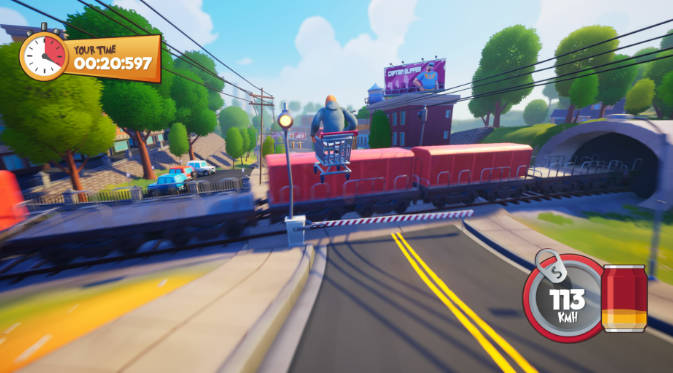 恶搞竞速游戏《懒虫：荣耀手推车》登录Steam平台(1)