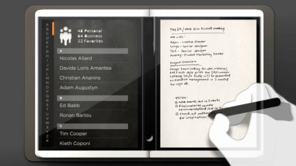 微软 Courier 双屏平板概念“精神继承”，“原班人马”打造 Paper 电子手记本苹果 iPad 应用(2)