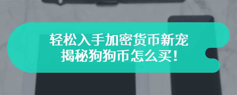 轻松入手加密货币新宠 揭秘狗狗币怎么买！