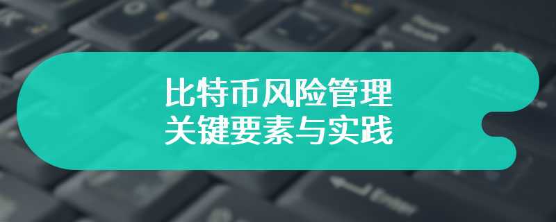 比特币风险管理的关键要素与实践