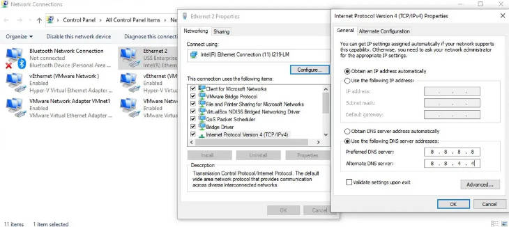 Win10 / Win11 和 macOS 用户反馈：谷歌云服务“捆绑”系统 DNS 设置