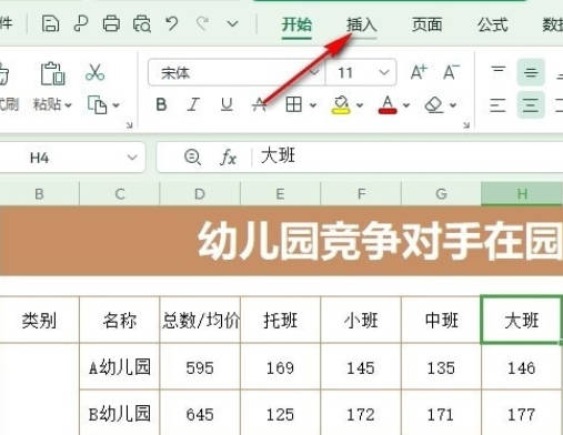 WPS表格如何添加线型标注(1)