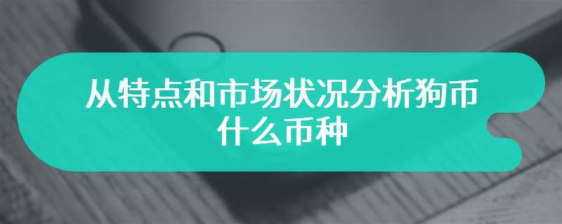 从特点和市场状况分析狗币是什么币种