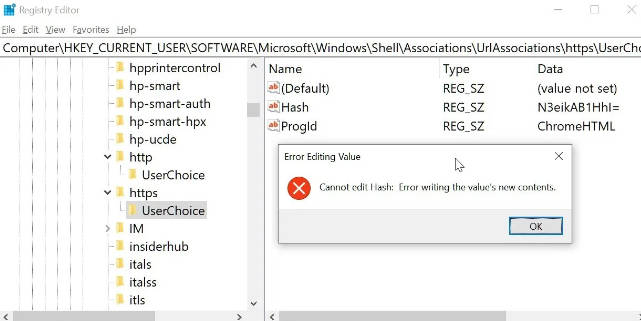 微软 2 月 Win10 / Win11 更新阻止软件 / 注册表方式修改默认网络浏览器(1)