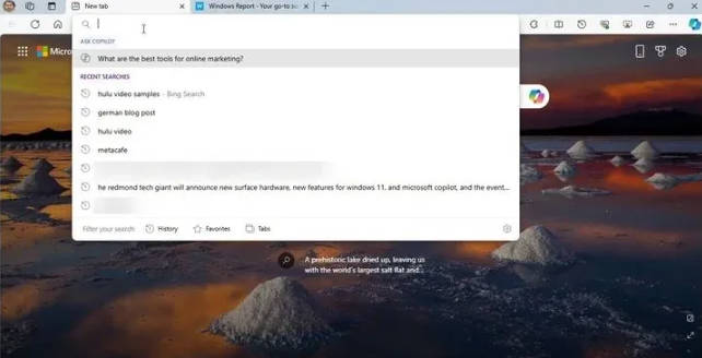 微软推进 Edge 浏览器整合 Copilot(2)