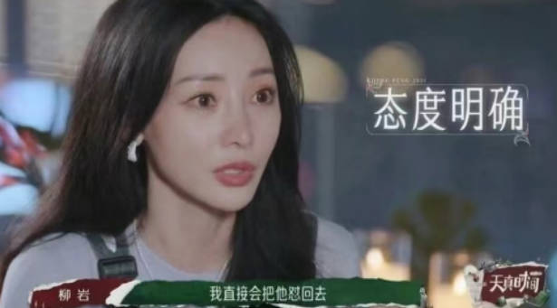 直言要是被冒犯会直接怼回去 网友调侃柳岩：就差指名道姓了