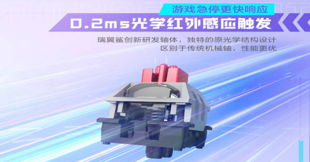 雷神推出 T96 有线机械键盘 首发价为299 元