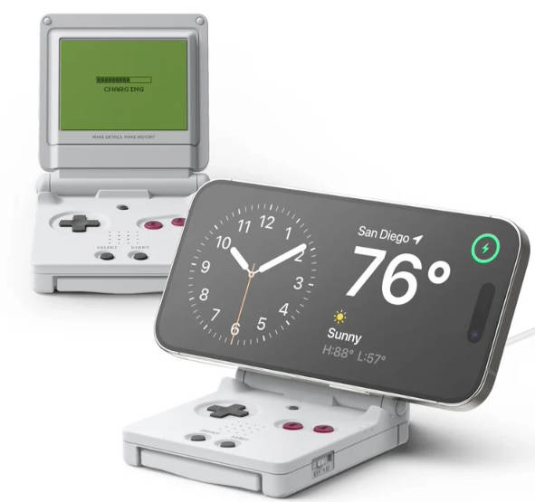 elago 推出任天堂 GBA SP 风格 MagSafe 无线充电支架