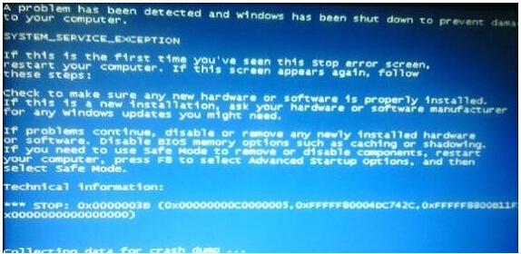 win7蓝屏0x0000003b解决教程